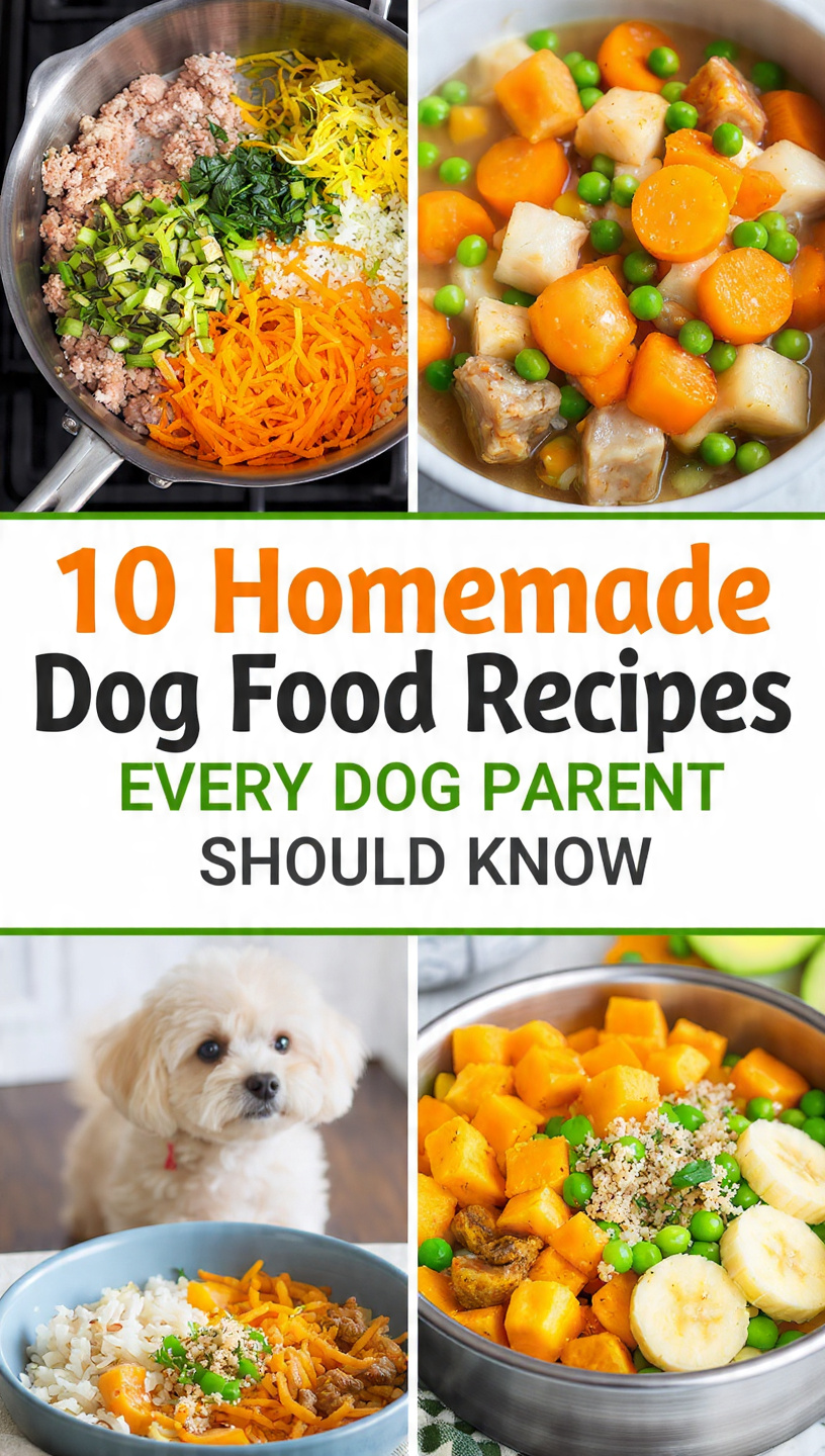 10 Homemade Dog Food Recipes Every Dog Parent Should Know