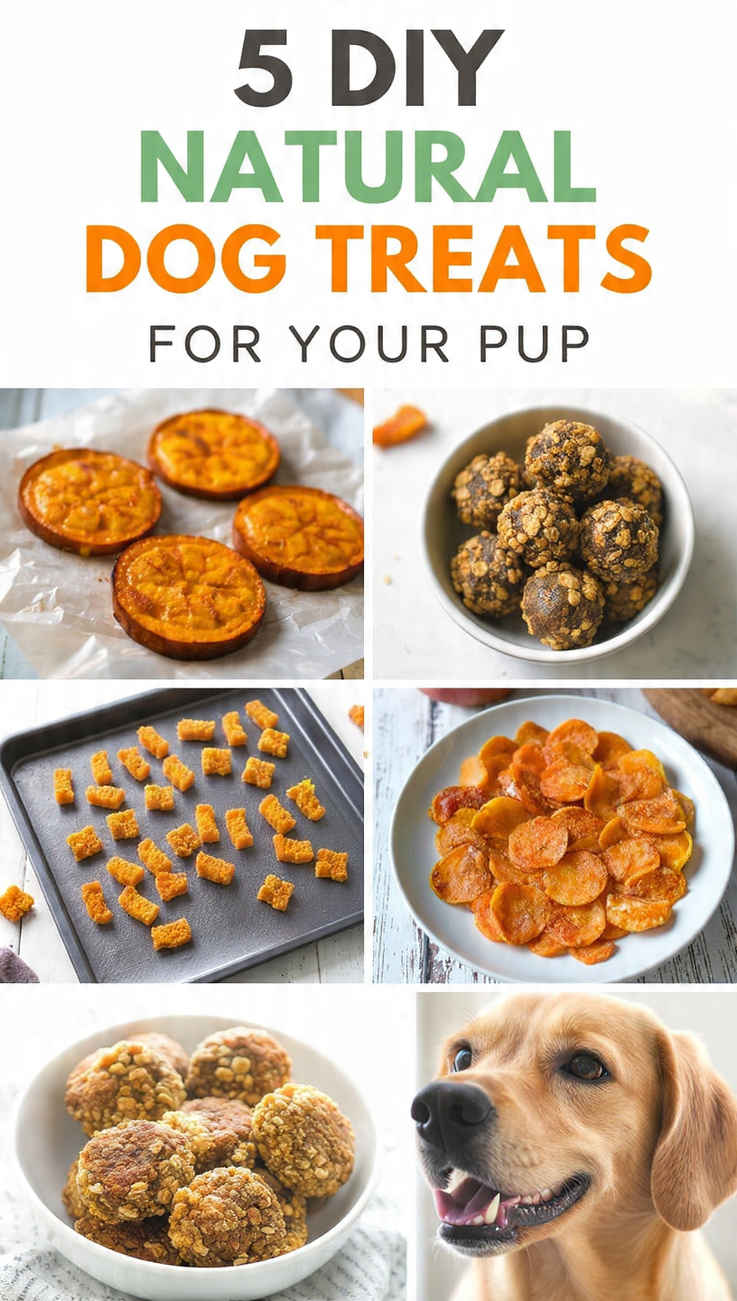 5 DIY Natural Dog Treats For Your Pup