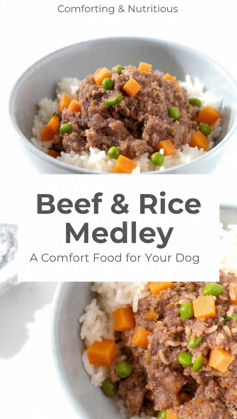 Beef & Rice Medley A Comfort Food for Your Dog