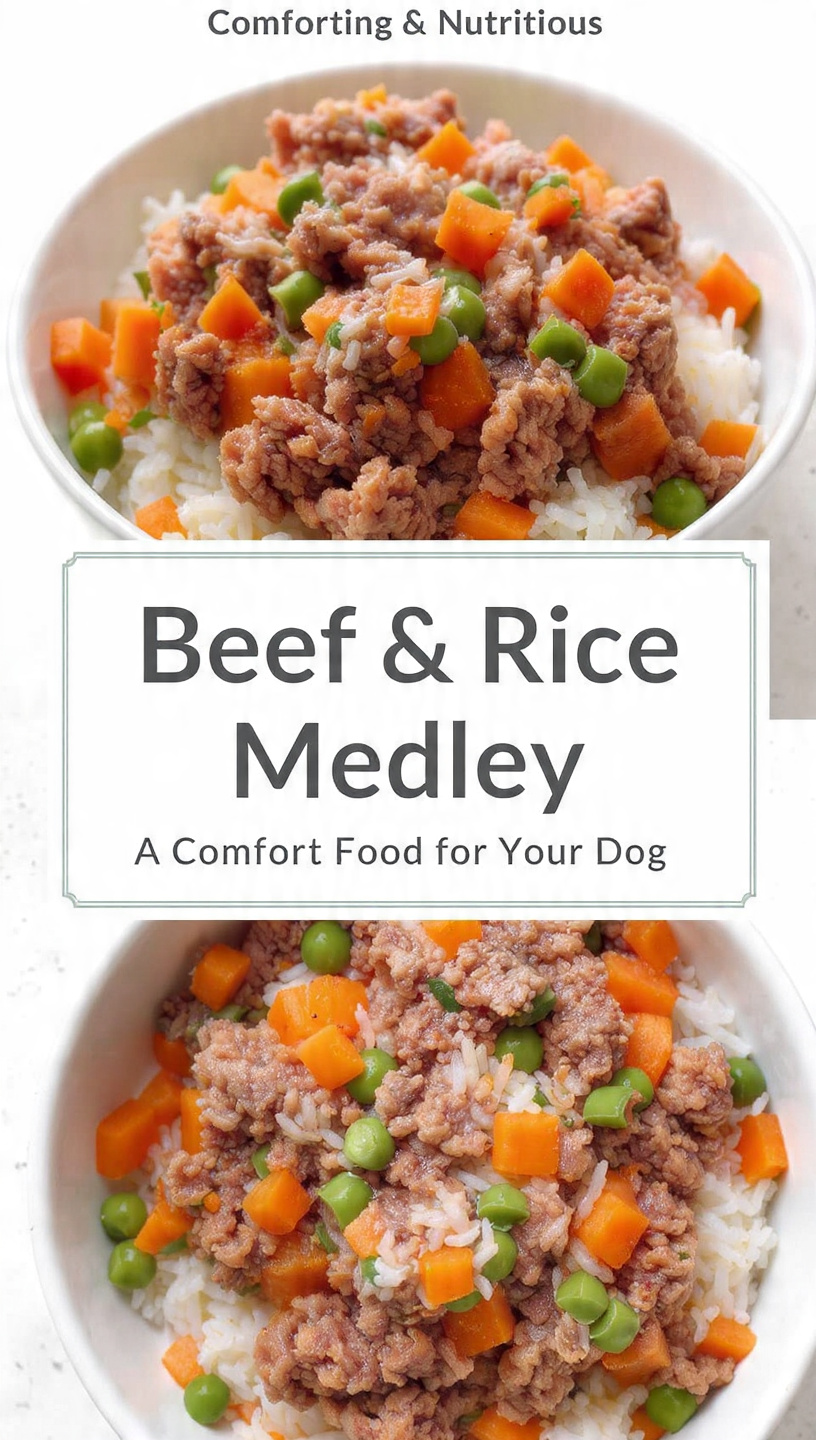 Beef & Rice Medley A Comfort Food for Your Dog