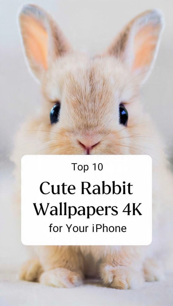 Top 10 Cute Rabbit Wallpapers 4K for Your iPhone