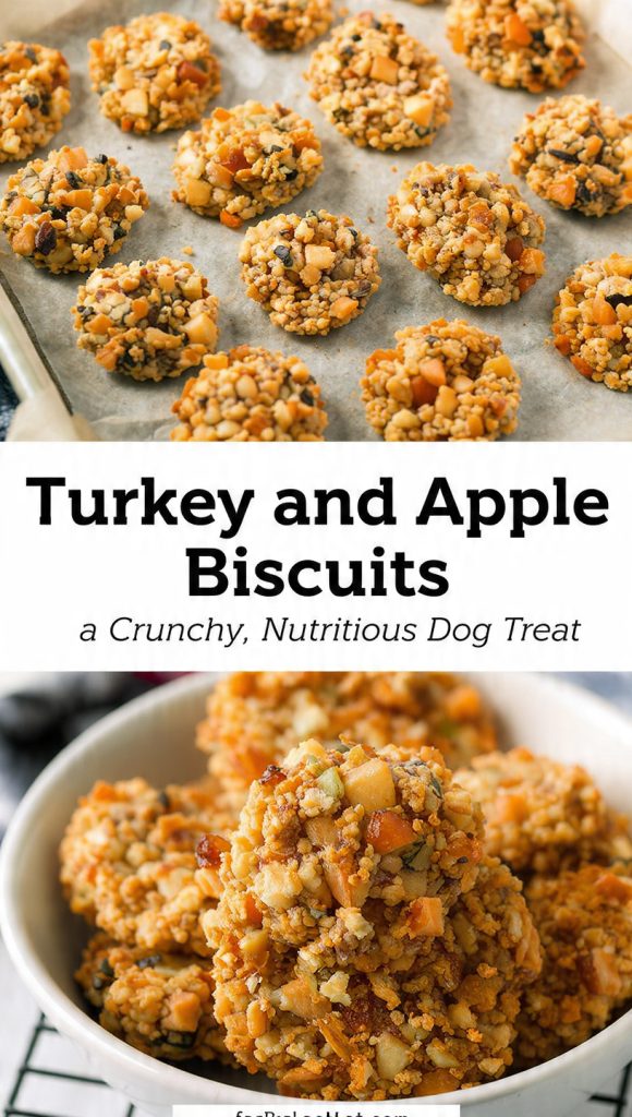 Turkey and Apple Biscuits A Crunchy, Nutritious Dog Treat