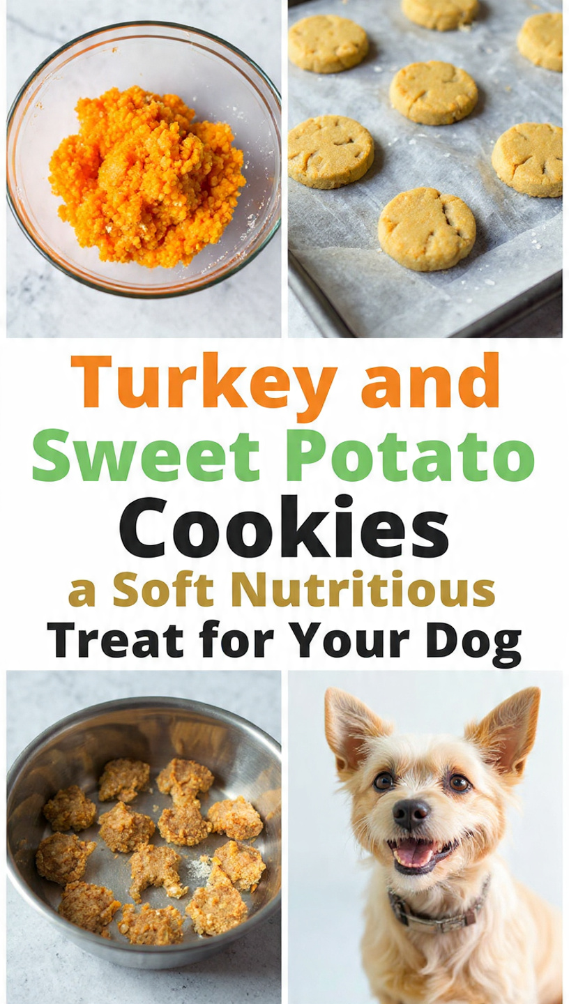 Turkey and Sweet Potato Cookies A Soft, Nutritious Treat for Your Dog