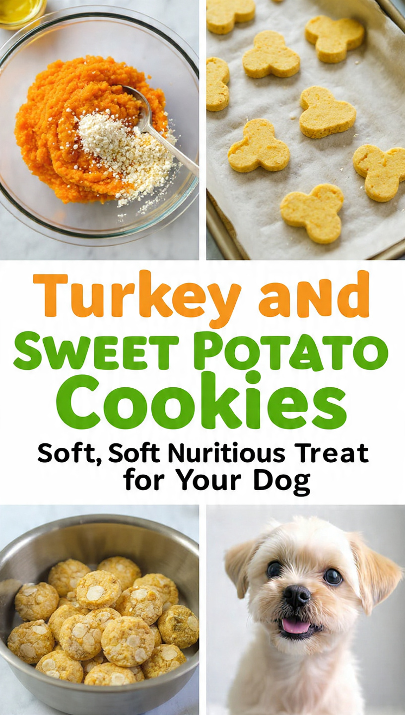 Turkey and Sweet Potato Cookies A Soft, Nutritious Treat for Your Dog