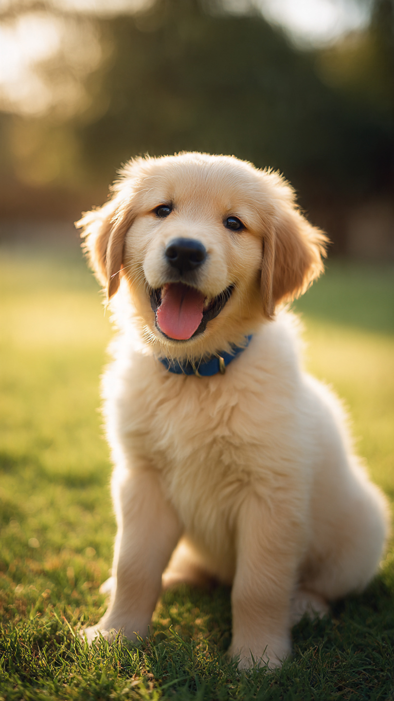 30 Cute Golden Retriever Wallpapers (Free Phone Wallpapers)