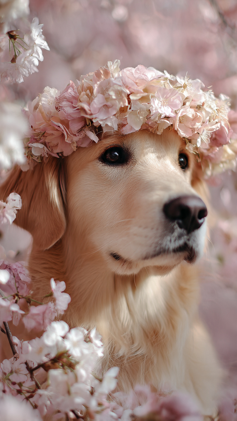 30 Cute Golden Retriever Wallpapers (Free Phone Wallpapers)