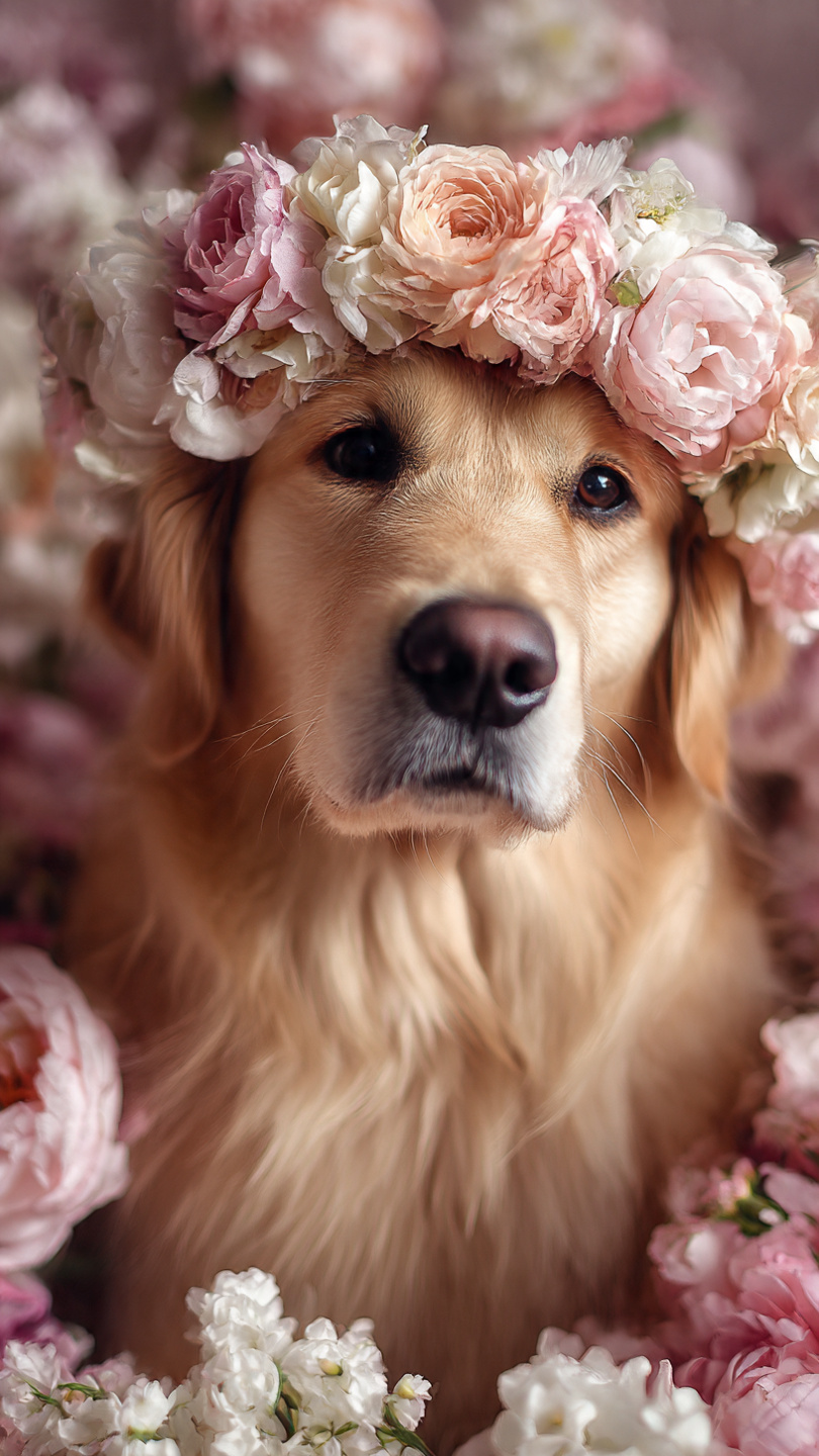 30 Cute Golden Retriever Wallpapers (Free Phone Wallpapers)