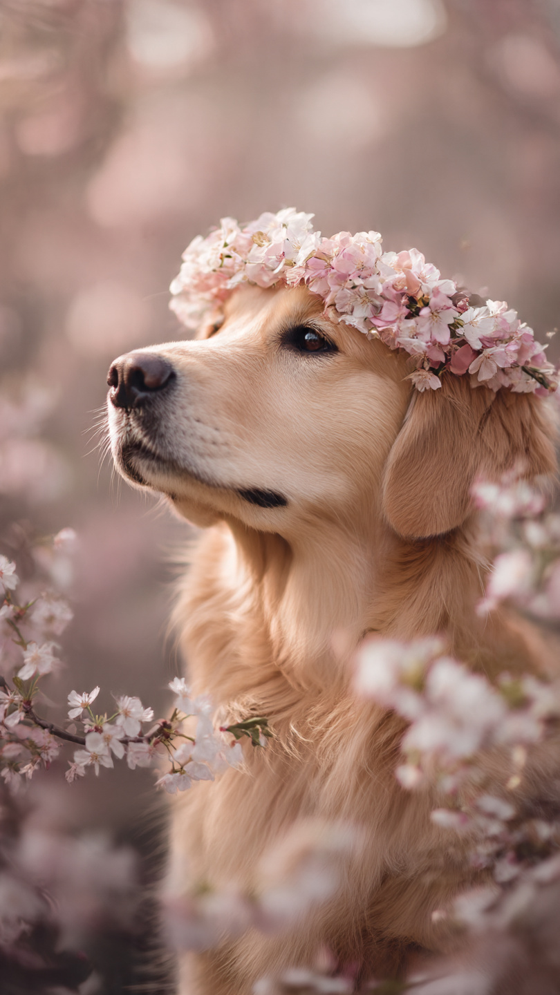 30 Cute Golden Retriever Wallpapers (Free Phone Wallpapers)