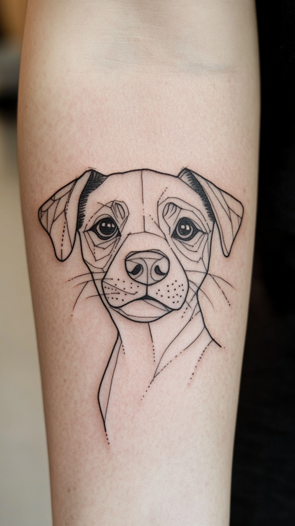 Top 10 Minimalistic Dog Tattoo Ideas: Subtle Yet Meaningful Designs for Pet Lovers 🐾✨