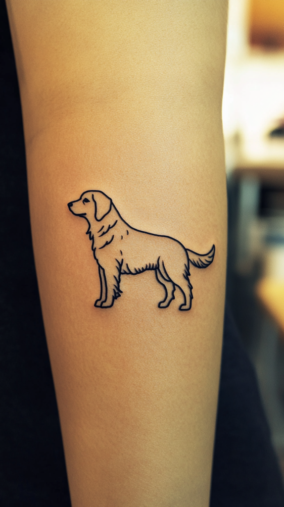 Top 10 Golden Retriever Tattoo Ideas