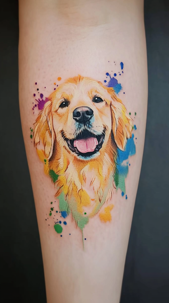 Top 10 Golden Retriever Tattoo Ideas