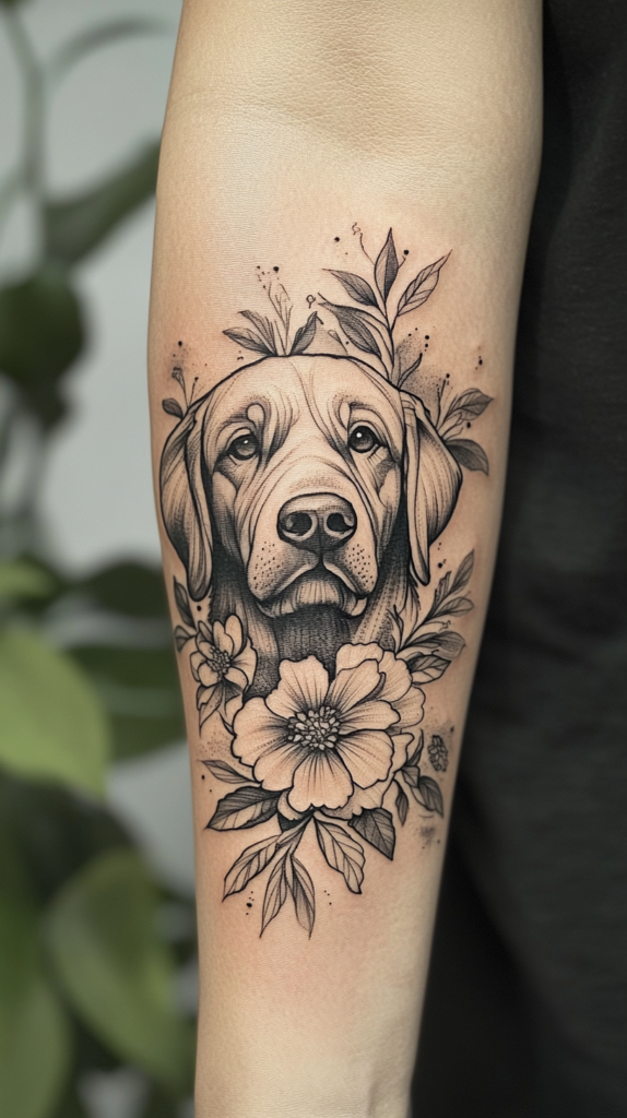 25 Labrador Retriever Tattoo Ideas & Designs