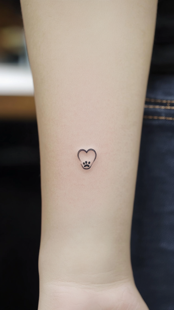 Top 10 Minimalistic Dog Tattoo Ideas: Subtle Yet Meaningful Designs for Pet Lovers 🐾✨