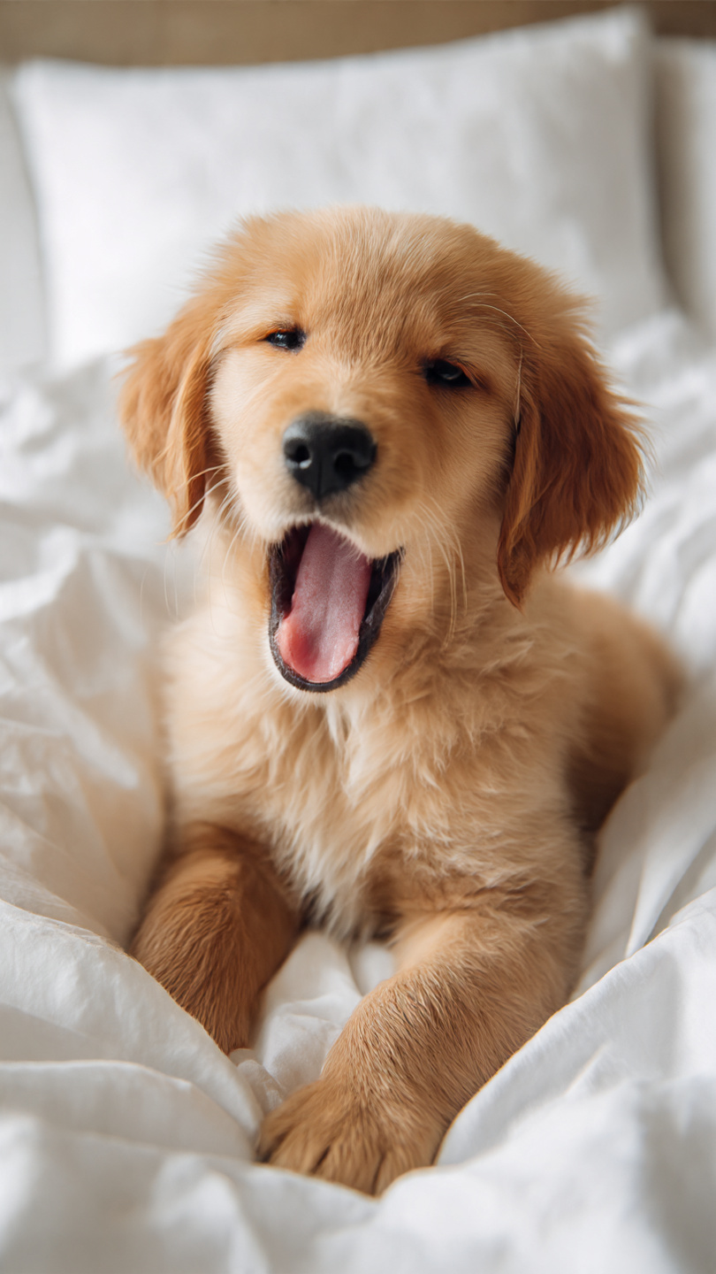 30 Cute Golden Retriever Wallpapers (Free Phone Wallpapers)