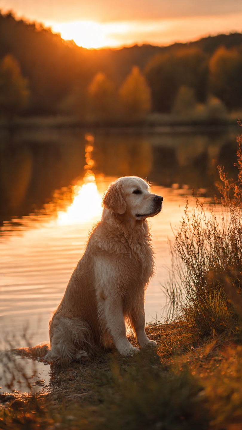 30 Cute Golden Retriever Wallpapers (Free Phone Wallpapers)
