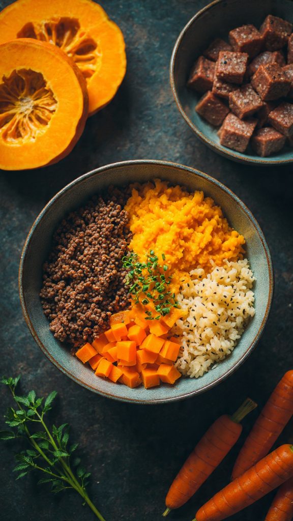 Beef & Pumpkin Delight: A Fall-Inspired Feast for Your Dog