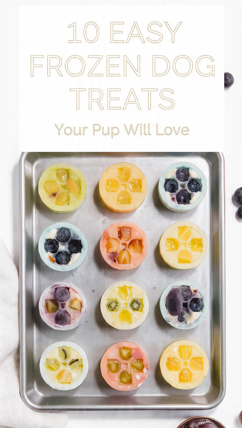 10 Easy Frozen Dog Treats Your Pup Will Love