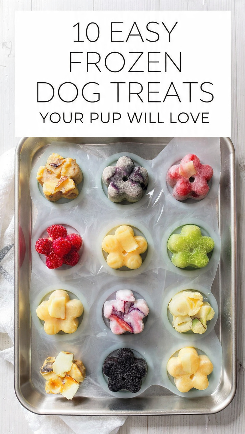 10 Easy Frozen Dog Treats Your Pup Will Love