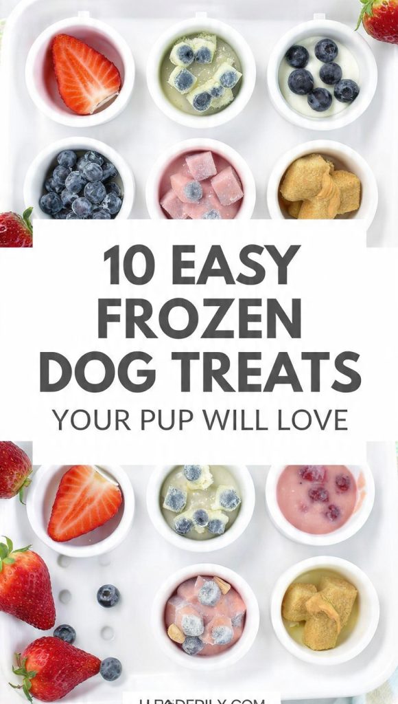 10 Easy Frozen Dog Treats Your Pup Will Love