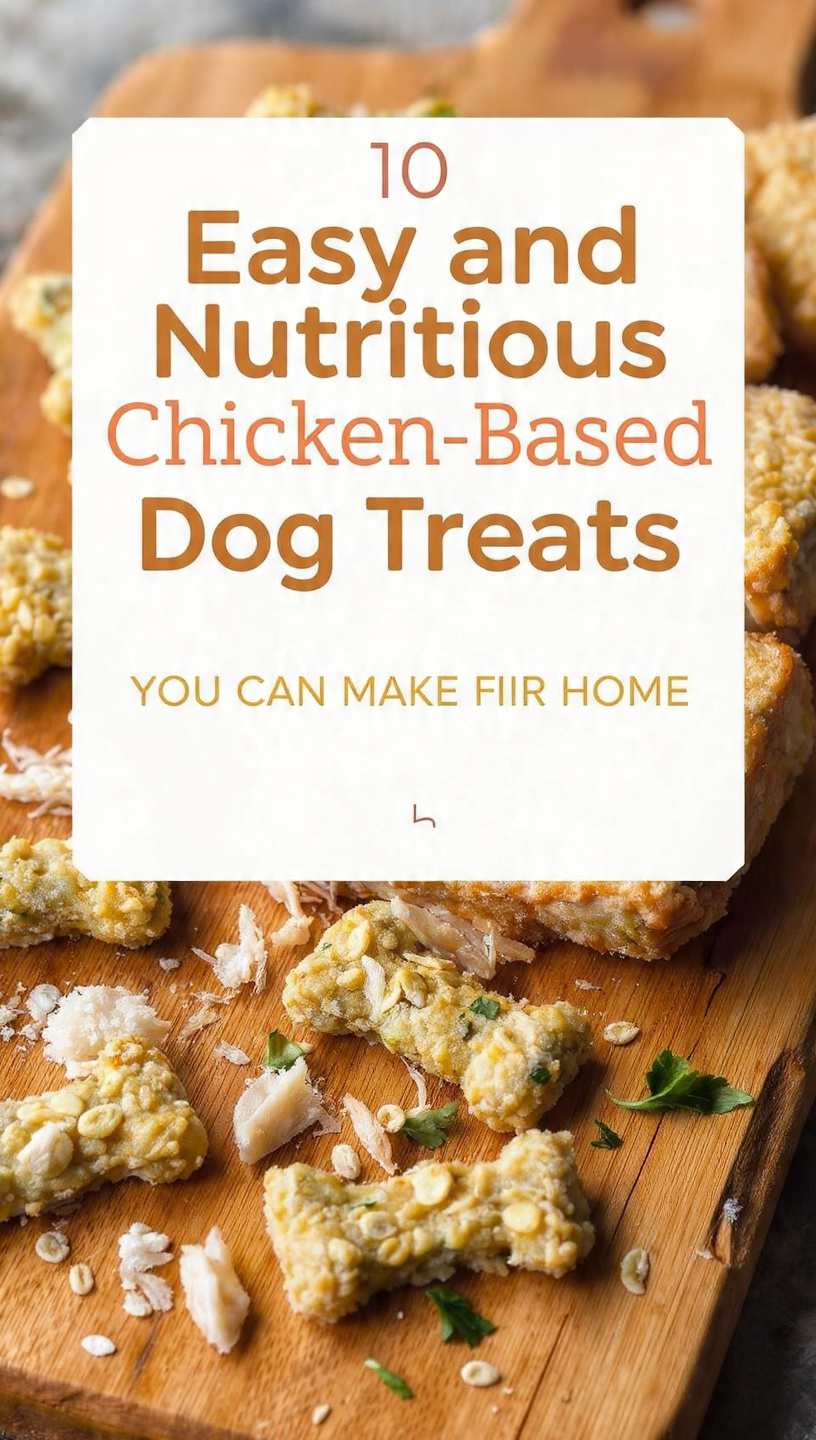 10 Easy and Nutritious Chicken-Based Dog Treats You Can Make at Home