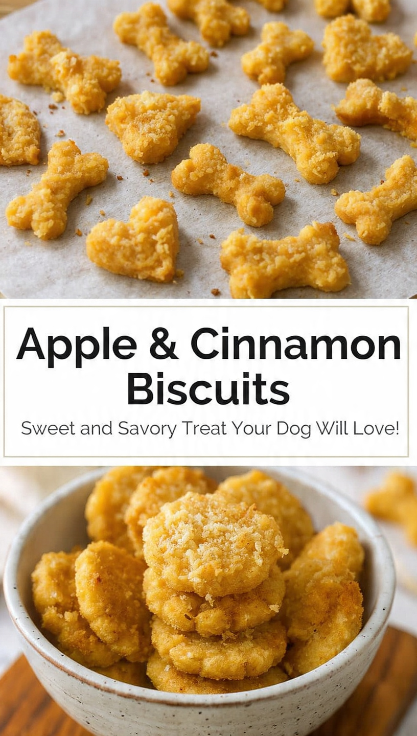 Apple & Cinnamon Biscuits A Sweet and Savory Treat Your Dog Will Love