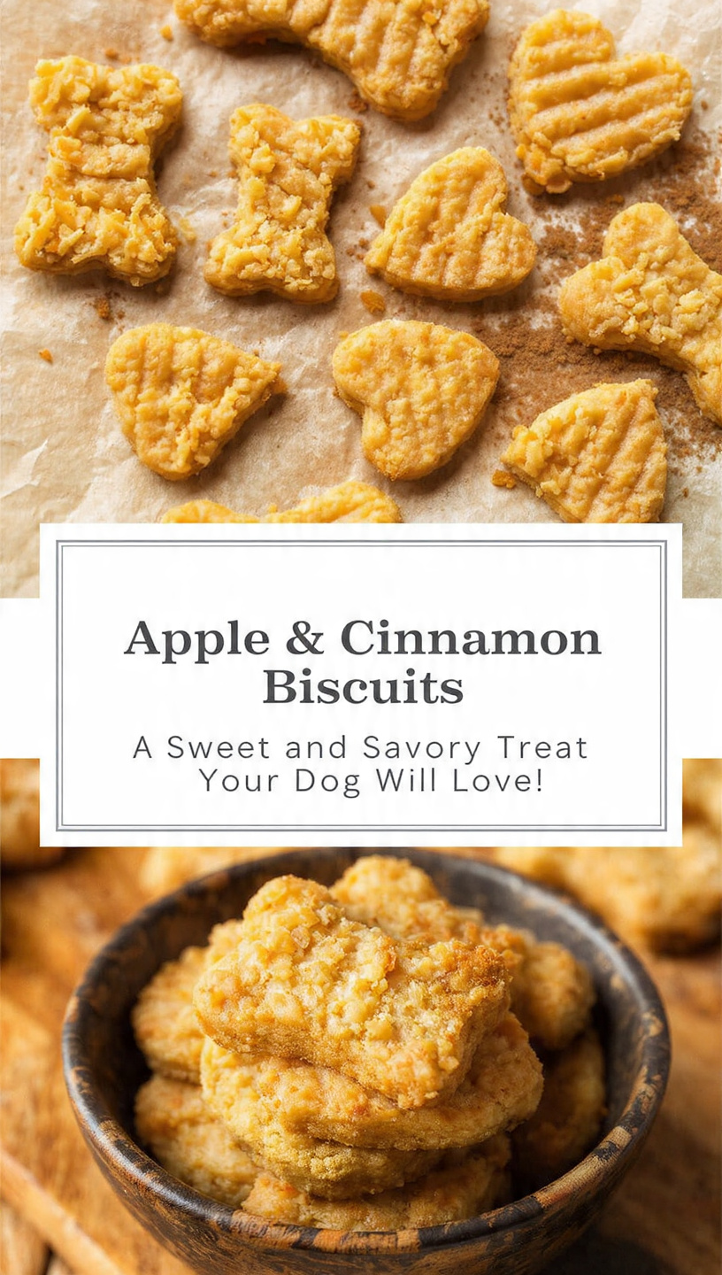 Apple & Cinnamon Biscuits A Sweet and Savory Treat Your Dog Will Love