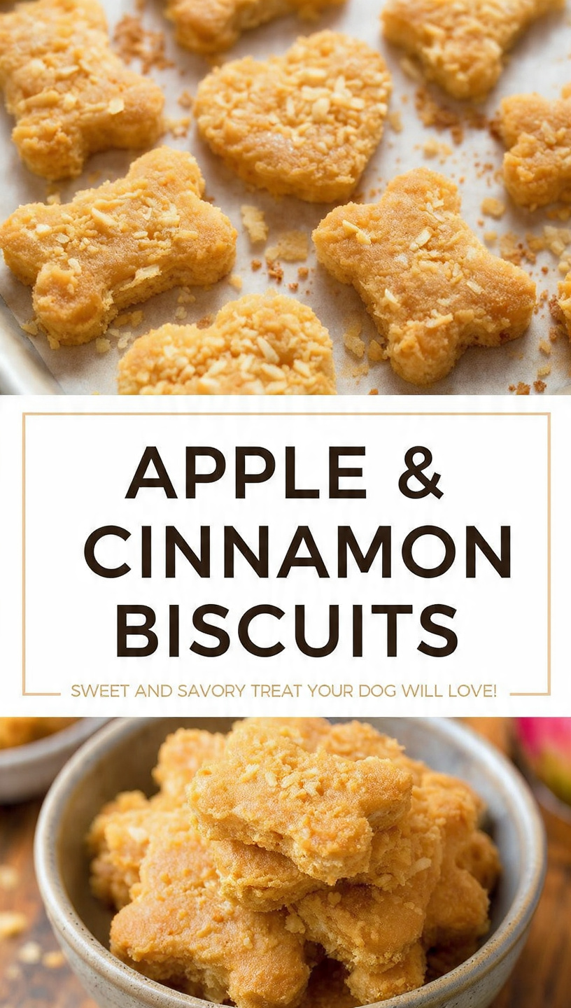 Apple & Cinnamon Biscuits A Sweet and Savory Treat Your Dog Will Love