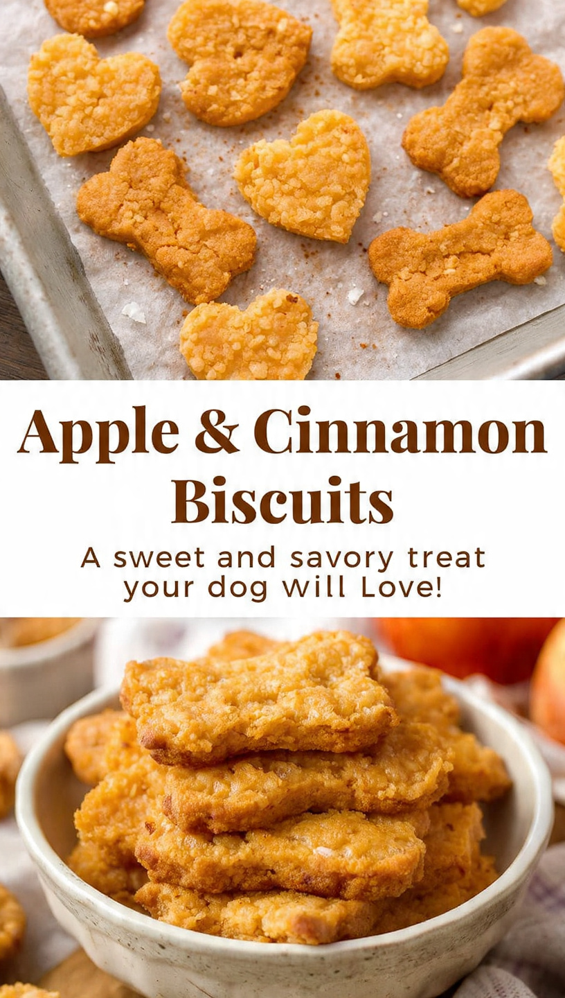 Apple & Cinnamon Biscuits A Sweet and Savory Treat Your Dog Will Love