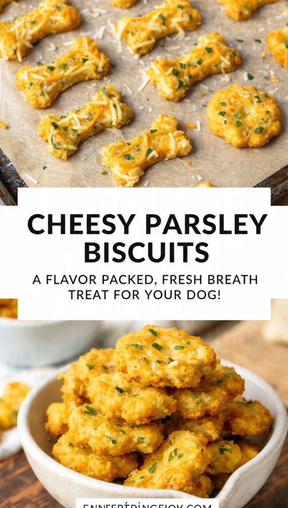 Cheesy Parsley Biscuits A Flavor-Packed, Fresh Breath Treat for Your Dog