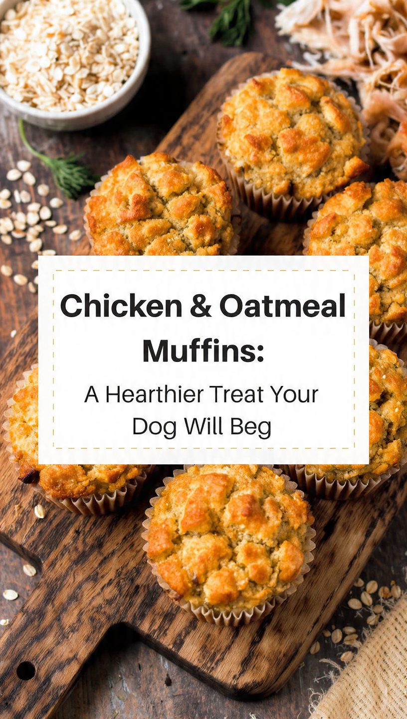 Chicken & Oatmeal Muffins A Heartier Treat Your Dog Will Beg For