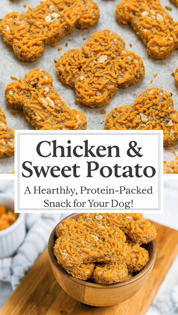 Chicken & Sweet Potato Biscuits A Hearty, Protein-Packed Snack for Your Dog