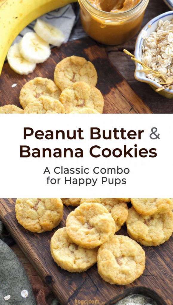 Peanut Butter & Banana Cookies A Classic Combo for Happy Pups
