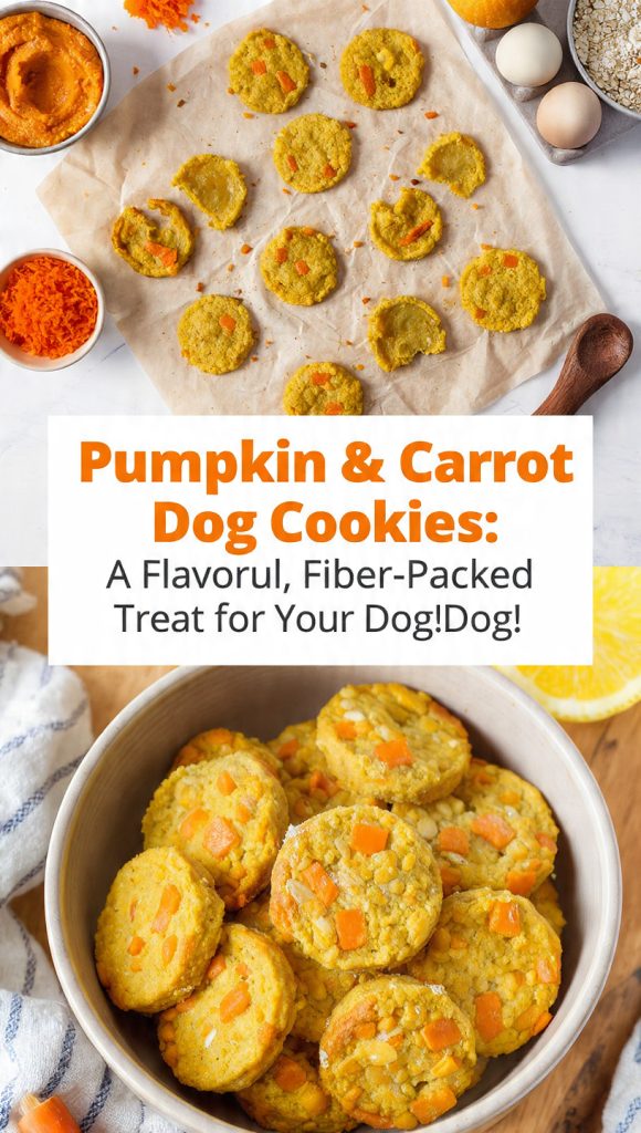 Pumpkin & Carrot Cookies A Flavorful, Fiber-Packed Treat for Your Dog